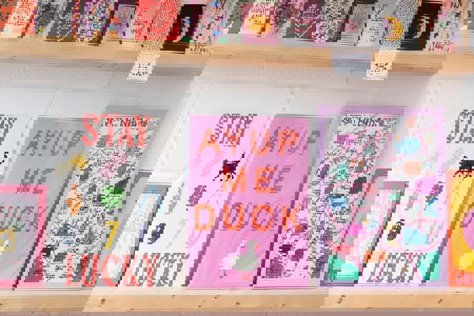 Ayup Me Duck Stay Lucky Card