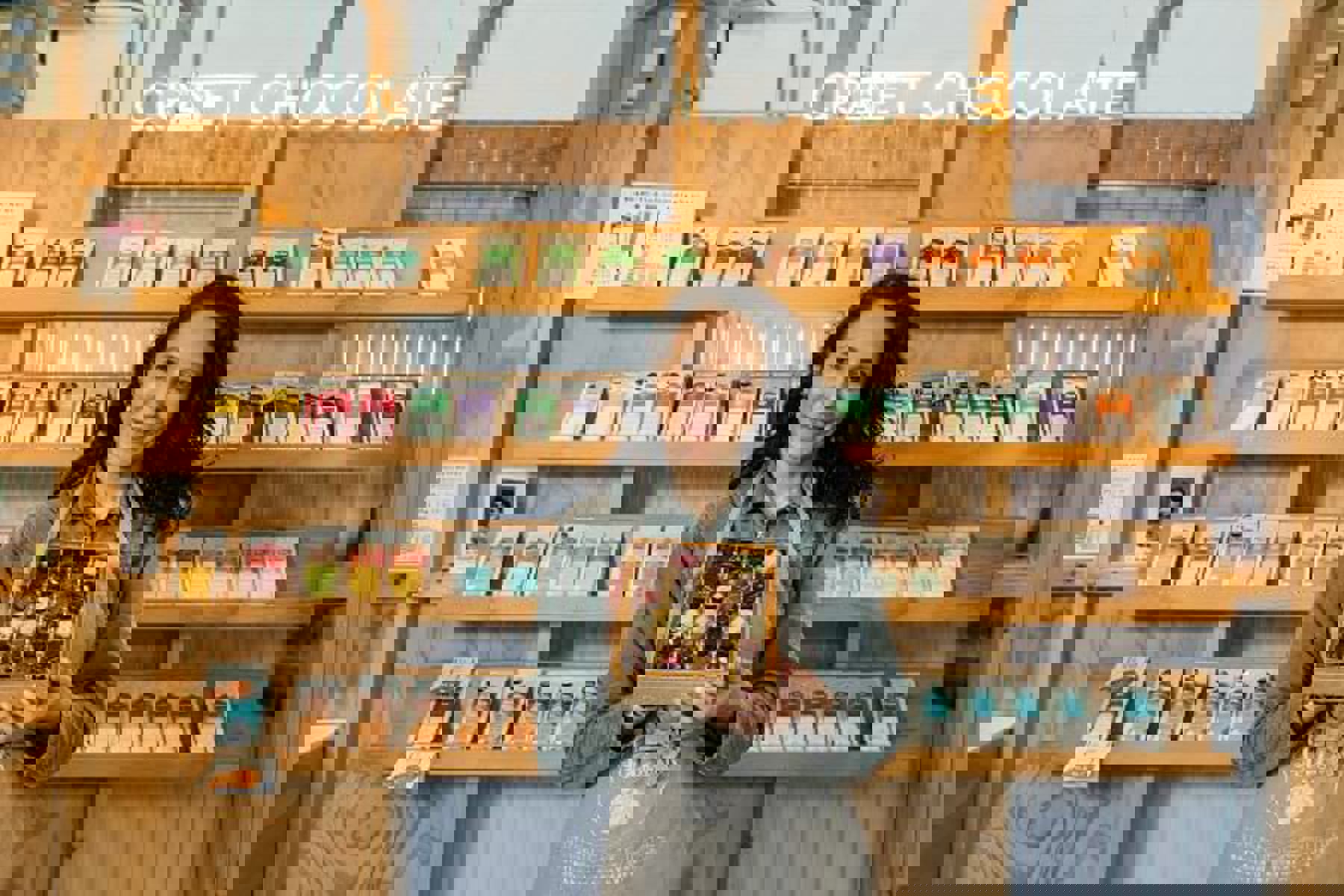 Woman Holding Chocolates Craft Chocolate